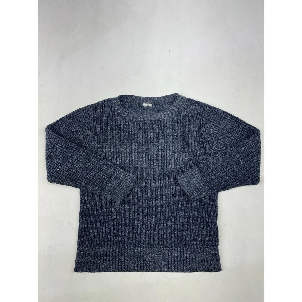 GAP Chunky Knit Ribbed Sweater Pullover Heavyweight Blue Unisex Kids 5T